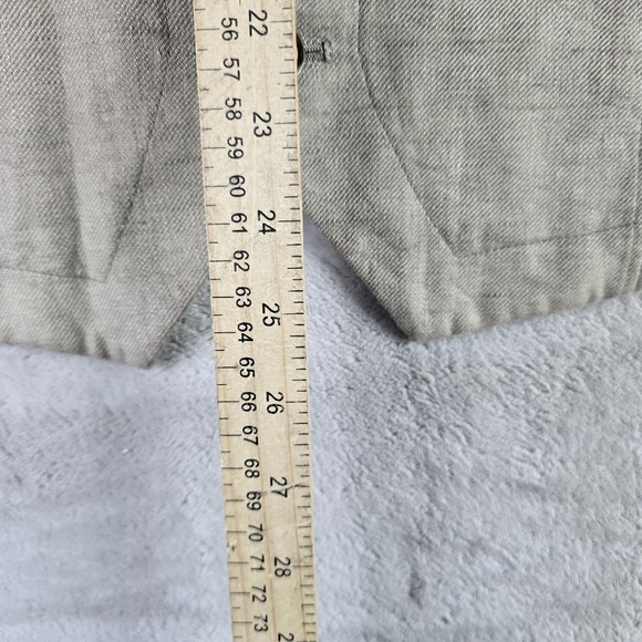Joseph Abboud Beige Classic Linen Vest  Sz Lg - Picture 9 of 9